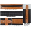 WELKINLAND 14-Pockets Knife Roll, Waxed Canvas Leather Knife Roll, Knifes