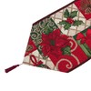 Forhomelife Christmas Table Runner, Red, Nordic Table Center, Fashionable, Party,