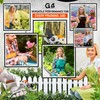 G4GADGET Heavy Duty Garden Secateurs – SK5 Steel Bypass Pruning