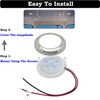 Boat Courtesy Lights LED, 3 Inch RGBW Boat Deck Lights,