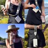 VURYAPI Cell Phone Strap with Zipper Pocket, Clip and Go