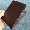 Hibate Genuine Leather Oyster Card Holder Bus Travel Pass Holders