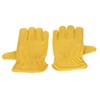 Garden Cowhide Gloves Wear Resistance Full Finger Leather Gloves for