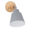 Wall Sconces Modern Minimalist Style Wood Art Decorative Grey Wall