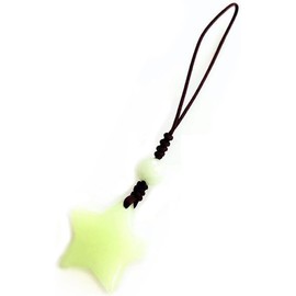 Zenarao Glow in Dark Star Pendant Phone Chain Charm, Luminous Star Keychain Hanging Rope Lovely Phone Strap Bag Decor, Luminous Star Keychain