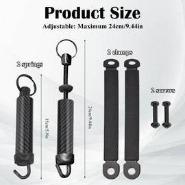 Tailgate Bracket - Pet Ventilation Car Lock with Latch Hook for Trunk Lid - Carbon Fiber Reinforced, Adjustable Force Design for Car/Trunk Door - Prevents Overheating, Protects Pets from Heat Stroke i