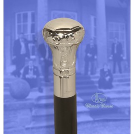 Classic Canes Chrome Knob Formal Cane. Black Hardwood Shaft.92cm.