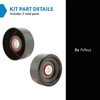 TRQ Belt Idler or Tensioner Pulley w/Bearing Pair for GM