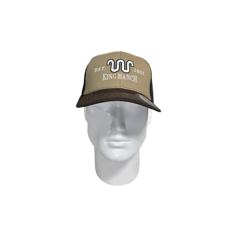 Gorra King Ranch Marron Blanco Snapback Cap Premium Vaqueras
