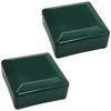 SKIR'CO (2 pcs) Fence Post Caps, Square 100 x 100