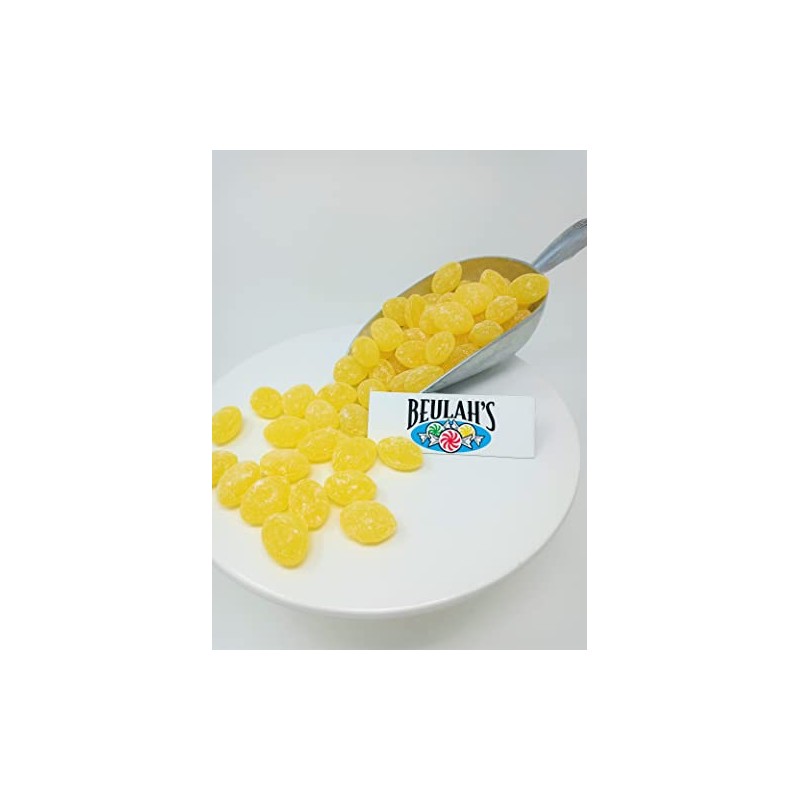 Sanded Lemon Drops Old Fashioned Hard Candy 5 pounds Claey's