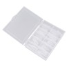 WOONEKY Diamond Shape Nail Extension Model Reusable Press Tips for