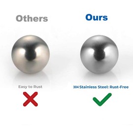 HONZUEN Cleaning Beads with Cleaning Bag, Pack of 2000, Reusable Scratch-Free Cleaning Balls, Stainless Steel Beads, Free from BPA Stainless Steel Balls for Decanters, Vases, Carafes, Bottles