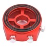 Ausla Ölfilter-Sandwichplatten-Adapter Universal Aluminium-Ölkühler-Messplatte mit 3/4 Zoll X16UNF oder M20x1,5