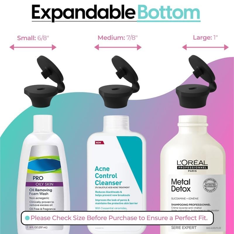 Empty Pump Bottles (Black, Small)