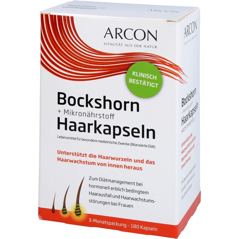 Bock Horn + Micron Ährstoff Tisane Plus Hair Capsules Pack
