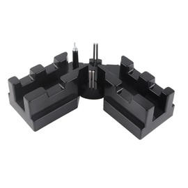 ViaGasaFamido 2-in-1 Mitre Measuring Cutting Tool Miter Saw Protractor Tool for Home Improvement, Carpentry Work Black High Accuracy