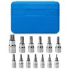 Bates- Torx Bit Socket Set, 13 Pieces Set with Case,
