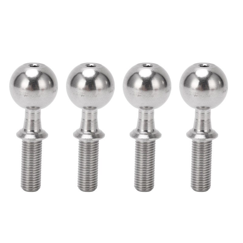 4Pcs Pivot Ball Stainless Steel Ball Head Screw for ARRMA