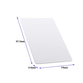 AOAMZ (10) 125kHz ID Card RFID Close to Writable Write White T5577/EM4305 PVC 0.8mm Thick, Used for Door Access Control System