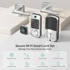 WiFi Door Lock with Handle Set - SMONET Fingerprint Smart