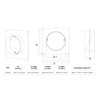 H&C VENT Wall Flange for Air Conditioning & Ventilation System