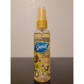 Secret Scent Expressions Cocoa Butter Kiss Scent Body Splash Spray 3 oz