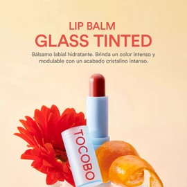 Tocobo Bálsamo Labial Glass Tinted 013 Tangerine Red