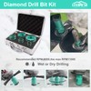 LEKOMESH Diamond Core Drill Bits Set 6pcs Tile Hole Saw