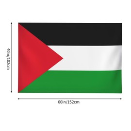 FBYXWSIGN Palestine Flag Wall Hanging Tapestry 60x40 Inch Palestine Flags Wall Hanging Tapestry for Bedroom Living Room Dorm