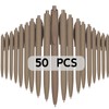 Wiaziert BallPoint Pens, 50 Pack (BLACK Ink),Bulk Pens, Brown Coffee