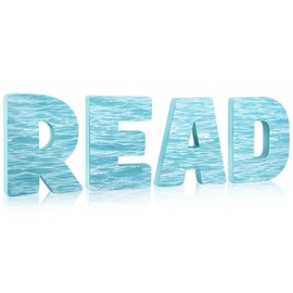 4 Pcs Reading Corner Decor for Classroom, Blue, Ocean