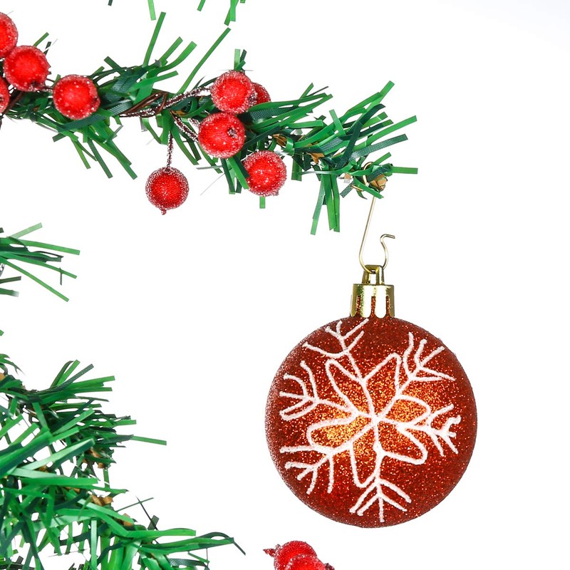 Melliex Pack of 120 Bauble Hangers, Christmas Tree Hooks, Gold,
