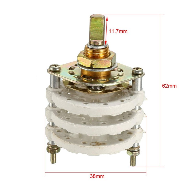 uxcell 3P4T 3 Pole 4 Position 3 Deck Band Channel