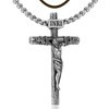 ZENLUNANO Crucifix Cross Necklace for Men and Women with 18K
