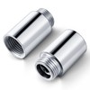 Amylove 2 Pcs Shower Head Extension Arm Stainless Steel Shower