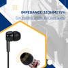 Retevis Walkie-Talkie Earpiece with Mic, in-Ear, Coil Tube, with PTT,