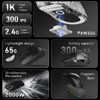 AJAZZ AJ200P Wireless Gaming Mouse, Tri-Mode Bluetooth/2.4G/Wired PC Mouse with
