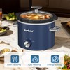 Sunvivipro 2QT Small Slow Cooker with Removable Ceramic Pot, Food