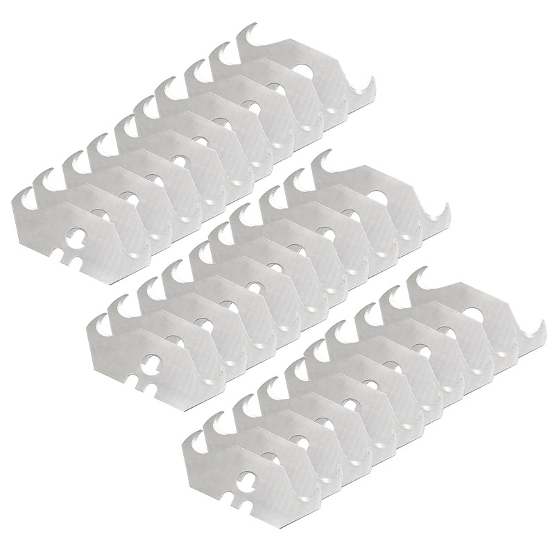 Coufce 30 pcs Hook Blade Utility Knife Blades Super Sharp