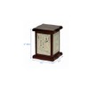 Wood & Silver Plated Tzedakah Box/Charity Box Designed with Shabbat