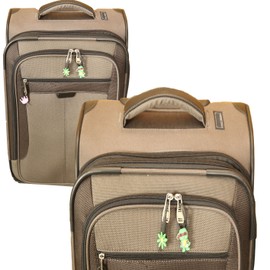 AVIRGO Luggage Tag Flexible Fully Bendable & Bright Silicone Baggage Tags for Travel & Suitcases. Loops for Secure Fastening Travel Bag & Baggage ID Label Tags Set of 10 Pcs…