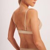 SilRiver Women's Silk Padded Bralette Deep V Wire Free Crop