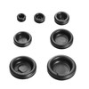 EFGTEK 170 Pieces Closed Rubber Grommet Assortment,7 Sizes for Firewall
