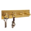 soclim Self Adhesive Key Hook Rack with 4 Hooks for