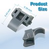 Dreyoo 100 Pcs Cabinet Restrictor Clips, 86 Degree Angle Restriction