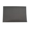 Fine Fluted Black Ribbed Rubber Matting 3mm Thick: Size A4