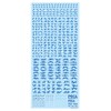 Haikyu Parts Pixel Camouflage Decal 2 Blue 1 Piece Plastic