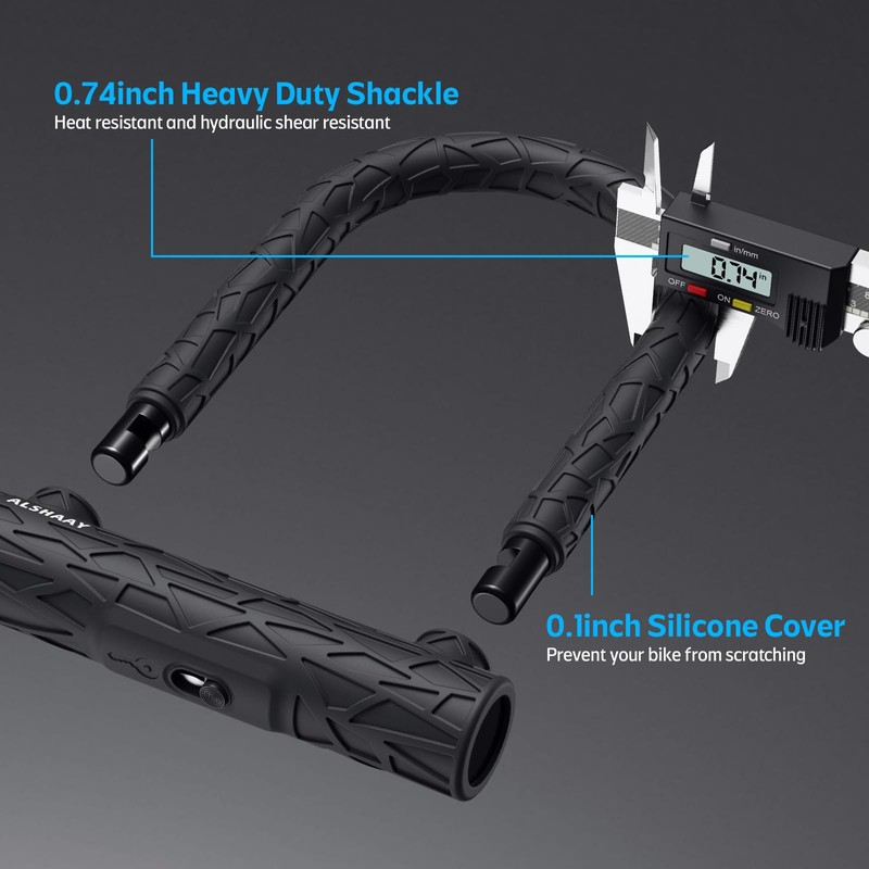Heavy Duty Bike U Lock - Super Strong 12 Ton