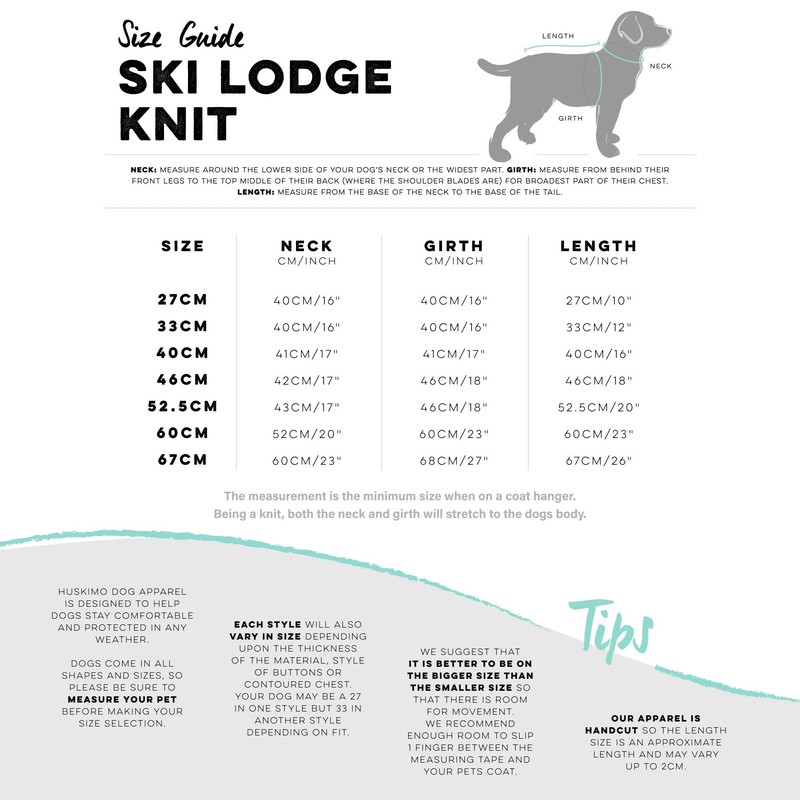 Huskimo Ski Lodge Dog Jumper, Pink, 46cm